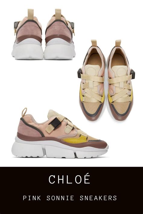 chloe pink sneakers|chloe sneakers sonnie.